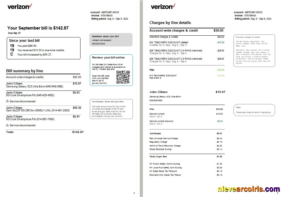 USA New Jersey Verizon utility 3-4